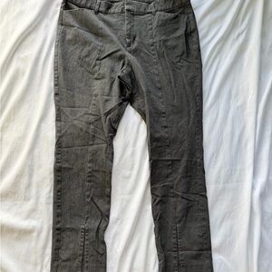 Gray Slim Fit Trousers
